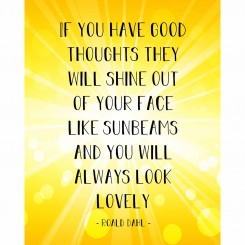 If you have good thoughts (jpeg file) 8x10 inch